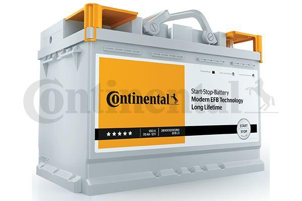 CONTINENTAL - CONTITECH 2800012005280 - Bateria Start Stop Continental  tecnologia EFB LB4 75AH / 730