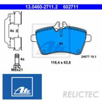 ATE 602711 - PASTILLA FRENO MERCEDES BENZ A-KLAS