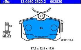 ATE 602820 - PASTILLA FRENO AUDI A1/A1 SPORTBACK