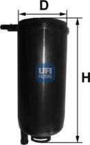 UFI 3107100 - Filtro combustible Iveco