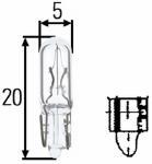 AP XENERGY XE1601 - LAMPARAS W5/1,2 12V 1,2W ATT.W2X4,6D  T5