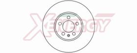 AP XENERGY X602063 - DISCO FRENO ANT.A3-N.GOLF/TDI 97>