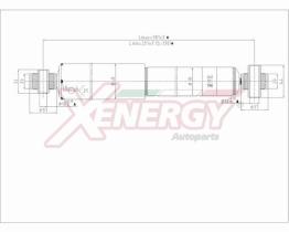 AP XENERGY X058348 - AMORTIGUADOR FIAT PANDA (312) POS GAS