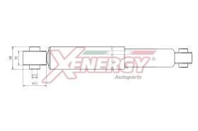 AP XENERGY X357553 - AMORTIGUADOR FIAT CROMA II (194)-OPEL VECTRA C, SIGNUM POS O