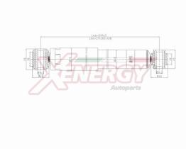 AP XENERGY X709344 - AMORTIGUADOR RENAULT KANGOO POS GAS