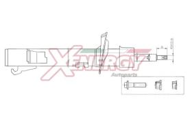 AP XENERGY X398333 - AMORTIGUADOR FORD FUSION GAS ANT DX