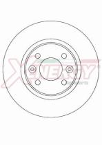 AP XENERGY X602703 - DISCO FRENO DACIA LOGAN,SANDERO