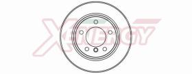 AP XENERGY X602168 - DISCO FRENO BMW 1 (E81, E87)