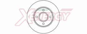 AP XENERGY X602084 - DISCO FRENO ANT. MONDEO