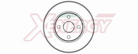 AP XENERGY X602264 - DISCO FRENO TOYOTA COROLLA