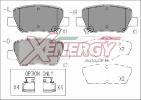 AP XENERGY X41256 - PASTILLAS TOYOTA AVENSIS ALL MODELS 02/09->