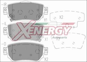 AP XENERGY X41277 - PASTILLAS NISSAN QASHQAI KADJAR