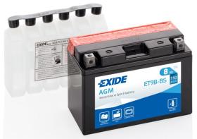 BATERIAS EXIDE ET9BBS - BATERIA 12V 8AH 110A +I 150X70X105 AGM