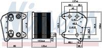 NISSEN 90974 - RADIADOR ACEITE MERCEDES ML-CLASS W