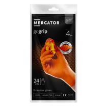 AMIO MER70762 - GUANTE DE NITRILO MERCATOR GOGRIP NARANJA 4 UNIDADES TALLA M
