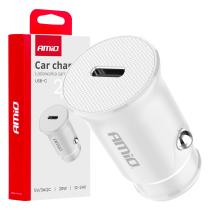 AMIO 03876 - CARGADOR DE COCHE USB-C 20W 12/24V