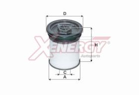 AP XENERGY X1599466 - FILTRO DE COMBUSTIBLE OPEL ANTARA 2.2 CDTI