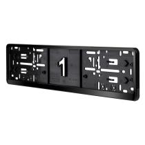 AMIO 04780 - MARCO MATRÍCULA DE COCHE- COLOR NEGRO PREMIUM