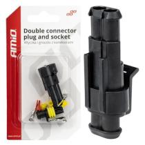AMIO 03518 - CONECTOR CON TERMINALES MACHO/HEMBRA