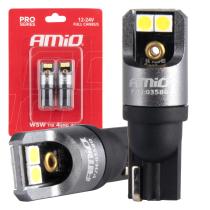 AMIO 03580 - BOMBILLAS LED FULL CANBUS PRO T10 W5W 4X3030 SMD BLANCO 12V