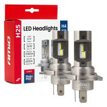 AMIO 04711 - KIT LED SERIE H25 CANBUS H4 H19 12V 36W AMIO