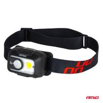 AMIO 04667 - LINTERNA DE CABEZA LED XPG+COB 1800MAH (BATT)