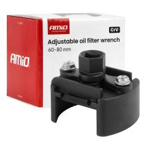 AMIO 04954 - LLAVE AJUSTABLE PARA FILTROS DE ACEITE 6080 MM