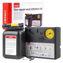 AMIO 04929 - Kit de reparación e inflado de neumáticos 19mm 12V