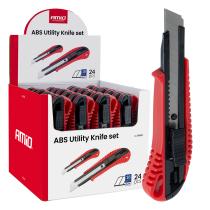 AMIO 04809 - CUCHILLOS UNIVERSALES DE ABS 100X18X0,5MM