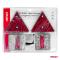 AMIO 02140 - Kit pilotos traseros led Iman con triangulos para remolque.
