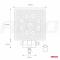AMIO 02421 - Faro de trabajo awl07 9 LED FLOOD 9-36V 2160lm